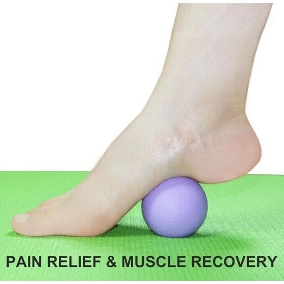 Massage Lacrosse Balls Myofascial Release Yoga Deep Tissue Massage Trigger Point - Picture 5 of 7